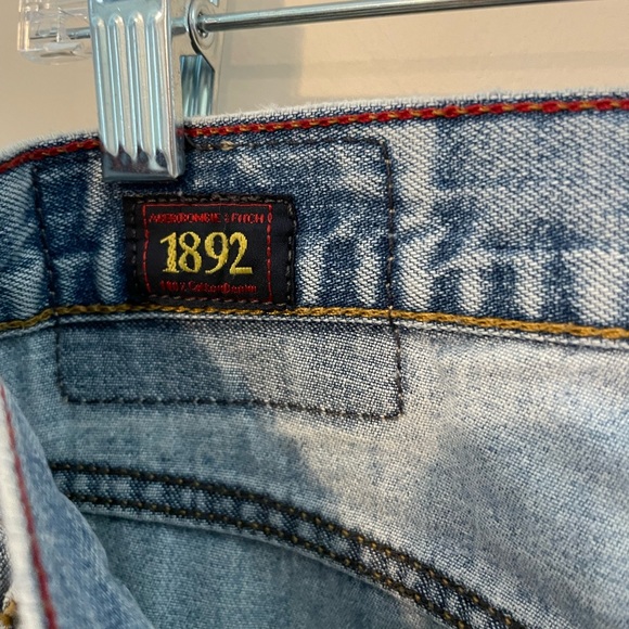 Abercrombie & Fitch 1892 Vintage Women’s Jeans 432-5J Sz 8R- Button Fly - Picture 6 of 6